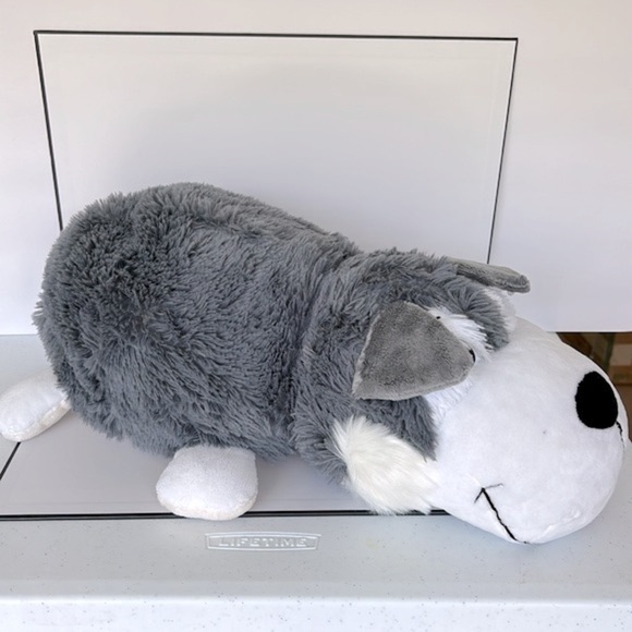 New Polar Bear/Husky - "FlipAZoo" 2 in 1 Push Toy, 16" - Picture 7 of 7